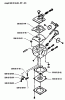 Husqvarna 18 H - Hedge Trimmer (1992-03 to 1994-03) Ersatzteile Carburetor Parts