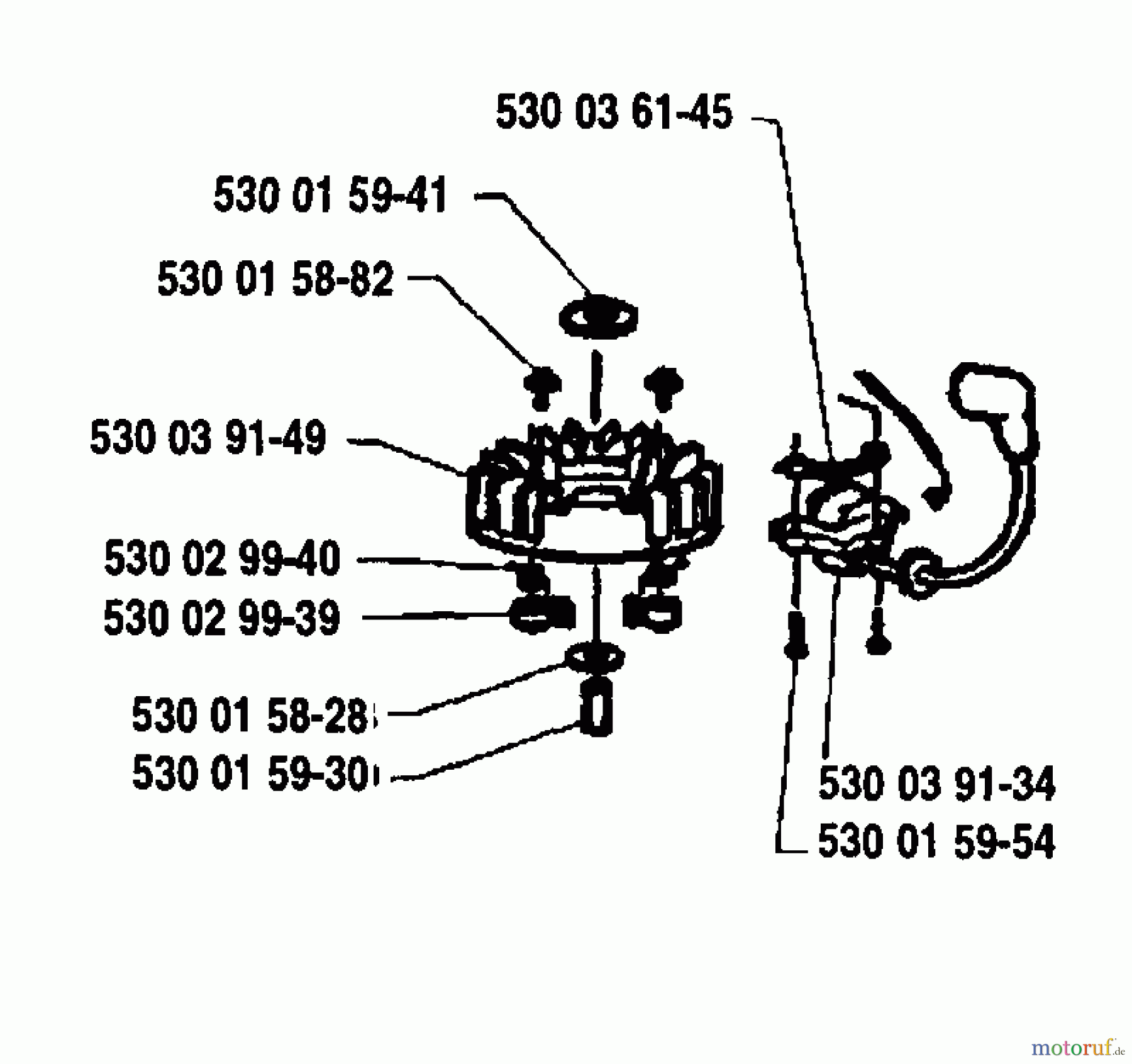 Husqvarna Heckenscheren 18 H - Husqvarna Hedge Trimmer (1992-03 to 1994-03) Ignition/Flywheel