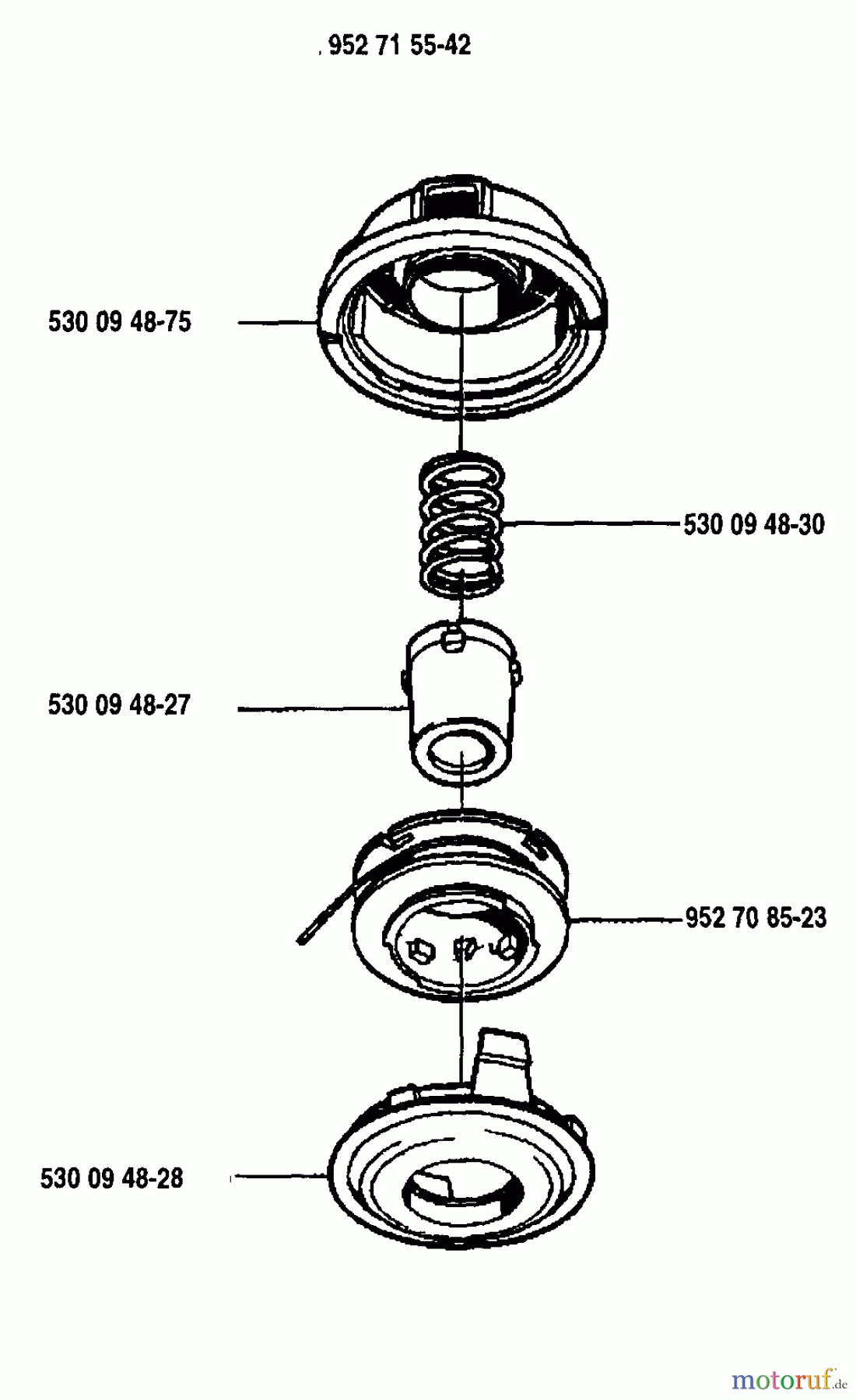 Husqvarna Zubehör Husqvarna Trimmer Heads (1994-06 & After) Trimmy Hit III Assembly