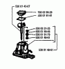 Husqvarna 18 H - Hedge Trimmer (1995-08 to 1996-02) Ersatzteile Crankcase Assembly