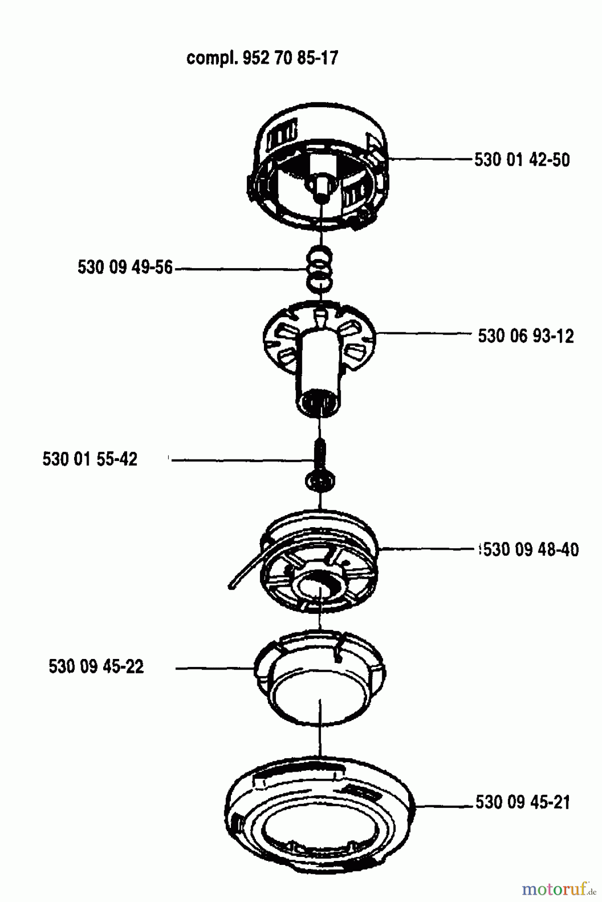 Husqvarna Zubehör Husqvarna Trimmer Heads (1994-06 & After) Trimmy Hit IV Assembly