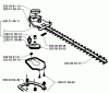 Husqvarna 18 H - Hedge Trimmer (1996-03 & After) Ersatzteile Blade Assembly