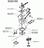 Husqvarna 18 H - Hedge Trimmer (1996-03 & After) Ersatzteile Carburetor Parts
