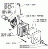 Husqvarna 225 H - Hedge Trimmer (1997-02 & After) Ersatzteile Air Filter/Carburetor
