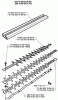 Husqvarna 225 H - Hedge Trimmer (1997-02 & After) Ersatzteile Cutter Assembly