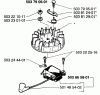 Husqvarna 225 H - Hedge Trimmer (1997-02 & After) Ersatzteile Ignition/Flywheel