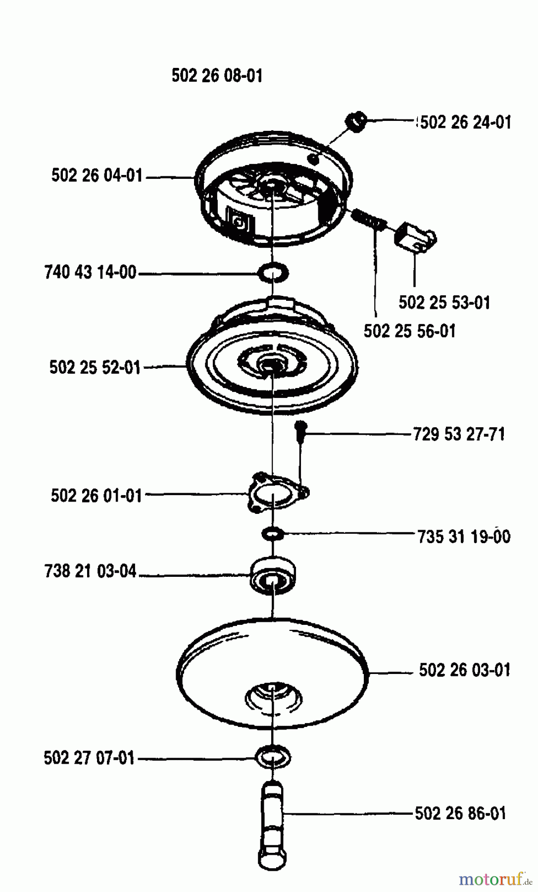 Husqvarna Zubehör Husqvarna Trimmer Heads (1994-06 & After) Trimmy SII Assembly