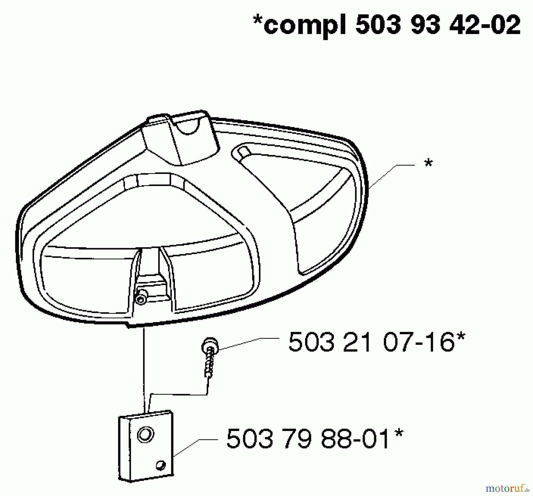 Husqvarna Zubehör Husqvarna Trimmer Heads (1999-06 & After) Guard (322R/325R-X)