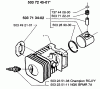 Husqvarna 225 H 60 - Hedge Trimmer (1996-12 to 1997-12) Ersatzteile Piston/Cylinder