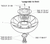 Husqvarna Trimmer Heads (1999-06 & After) Ersatzteile Supporting Cup