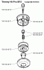 Husqvarna Trimmer Heads (1999-06 & After) Ersatzteile Trimmy Hit Pro M10
