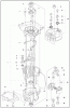 Husqvarna 226 HS 75 S - Hedge Trimmer (2008-02 & After) Ersatzteile Crankcase and Flywheel and Clutch