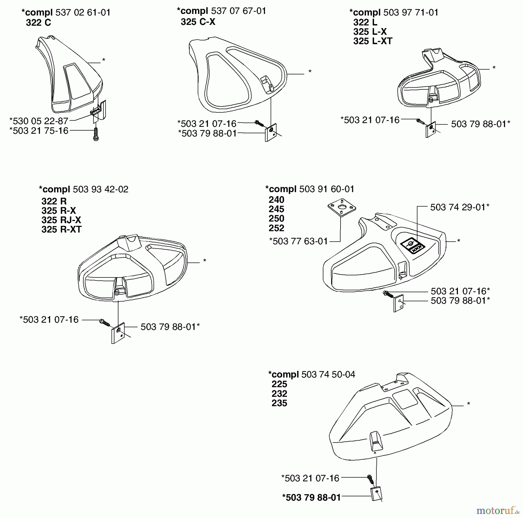 Husqvarna Zubehör Husqvarna Trimmer Heads (2000-10 & After) Guard