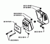 Husqvarna 24 H - Hedge Trimmer (1992-04 & After) Ersatzteile Muffler