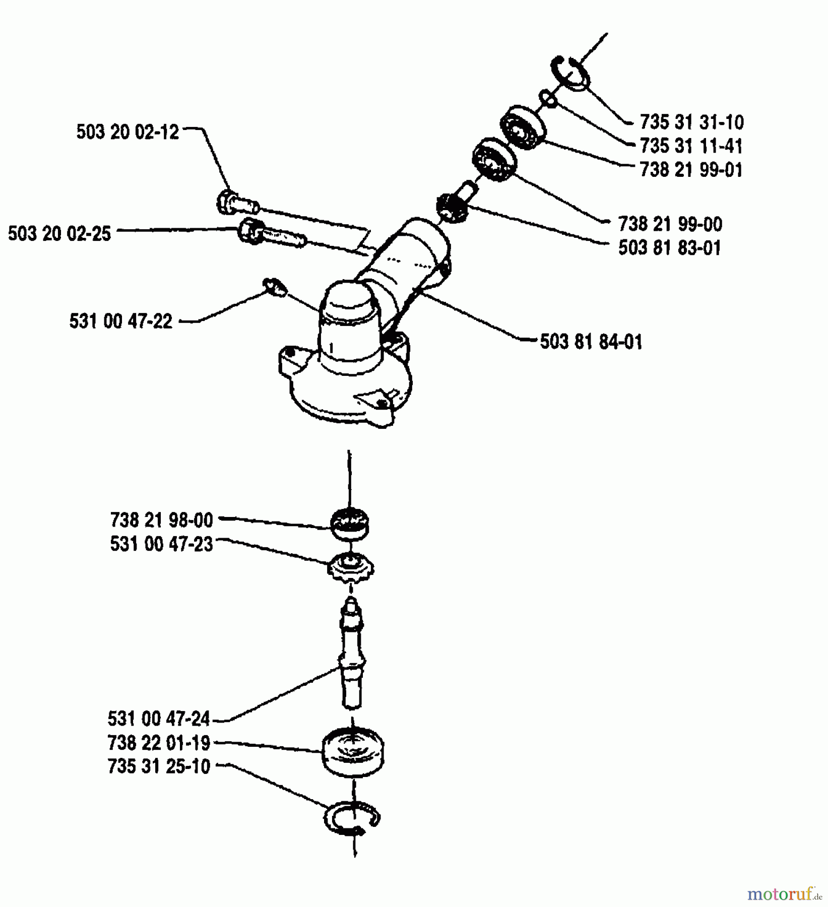 Husqvarna Heckenscheren 240 RBD - Husqvarna Hedge Trimmer (1995-03 & After) Grip Assembly