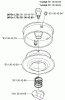 Husqvarna Trimmer Heads (2000-10 & After) Ersatzteile Trimmerhead (Trimmy H2 M10 & H2 M12)