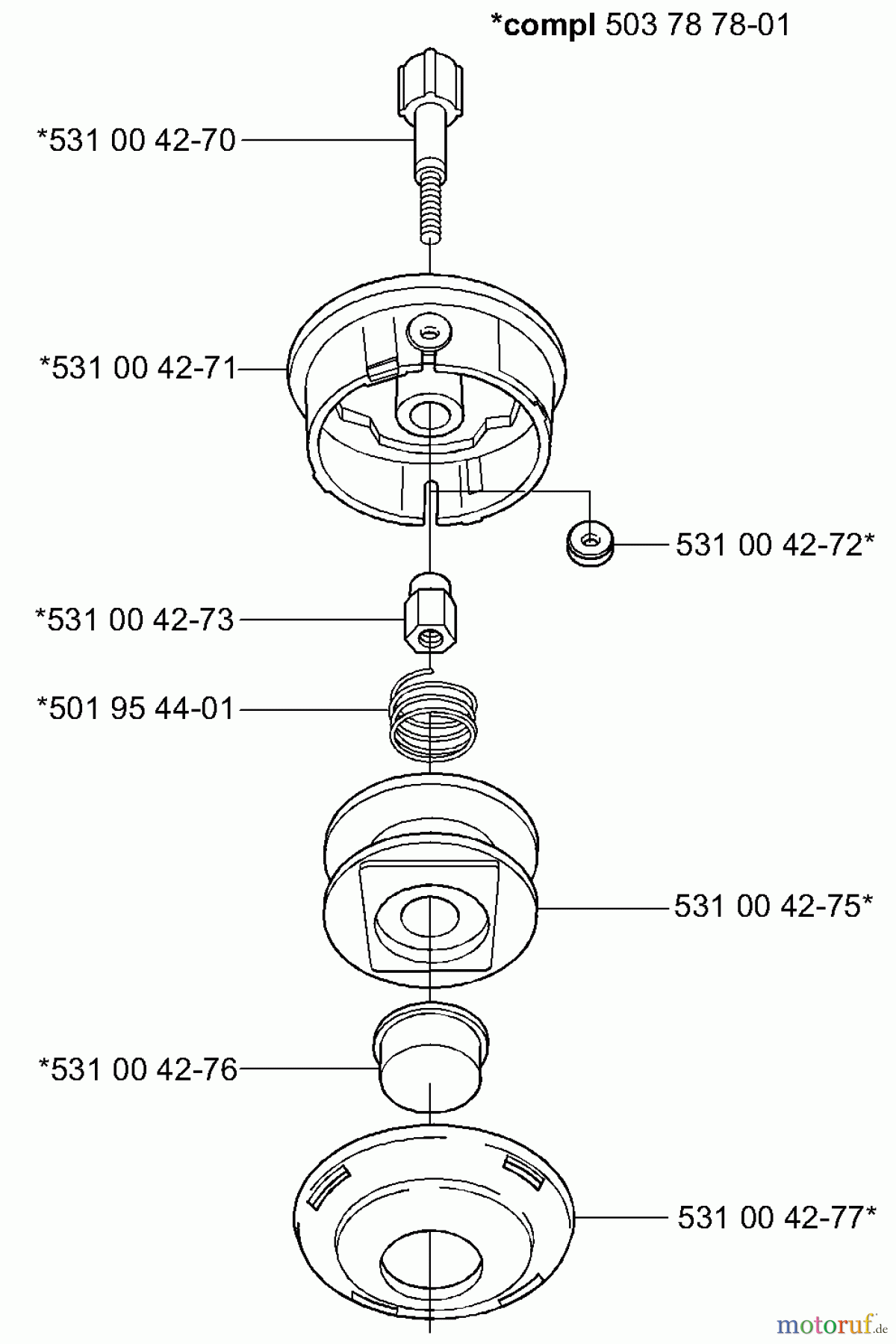 Husqvarna Zubehör Husqvarna Trimmer Heads (2000-10 & After) Trimmerhead (Trimmy Hit Pro M10)