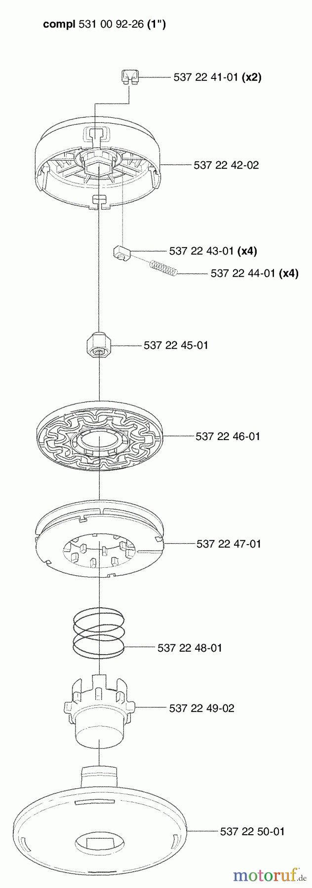 Husqvarna Zubehör Husqvarna Trimmer Heads (2003-05 & After) Auto 55