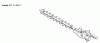 Husqvarna 323 HE 3 - Hedge Trimmer (2007-01 & After) Ersatzteile Cutting Assy.
