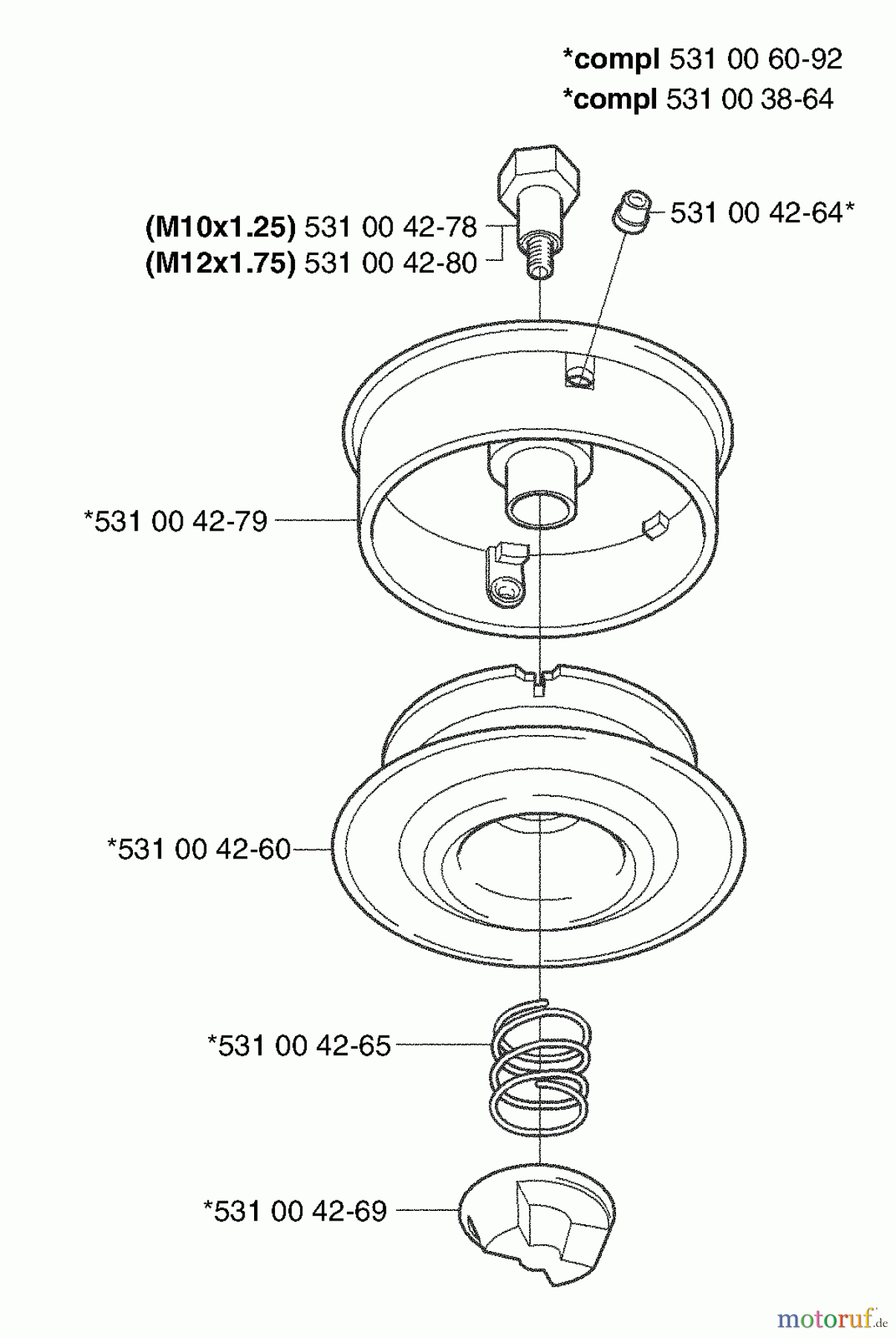  Husqvarna Zubehör Husqvarna Trimmer Heads (2003-05 & After) Trimmy H2