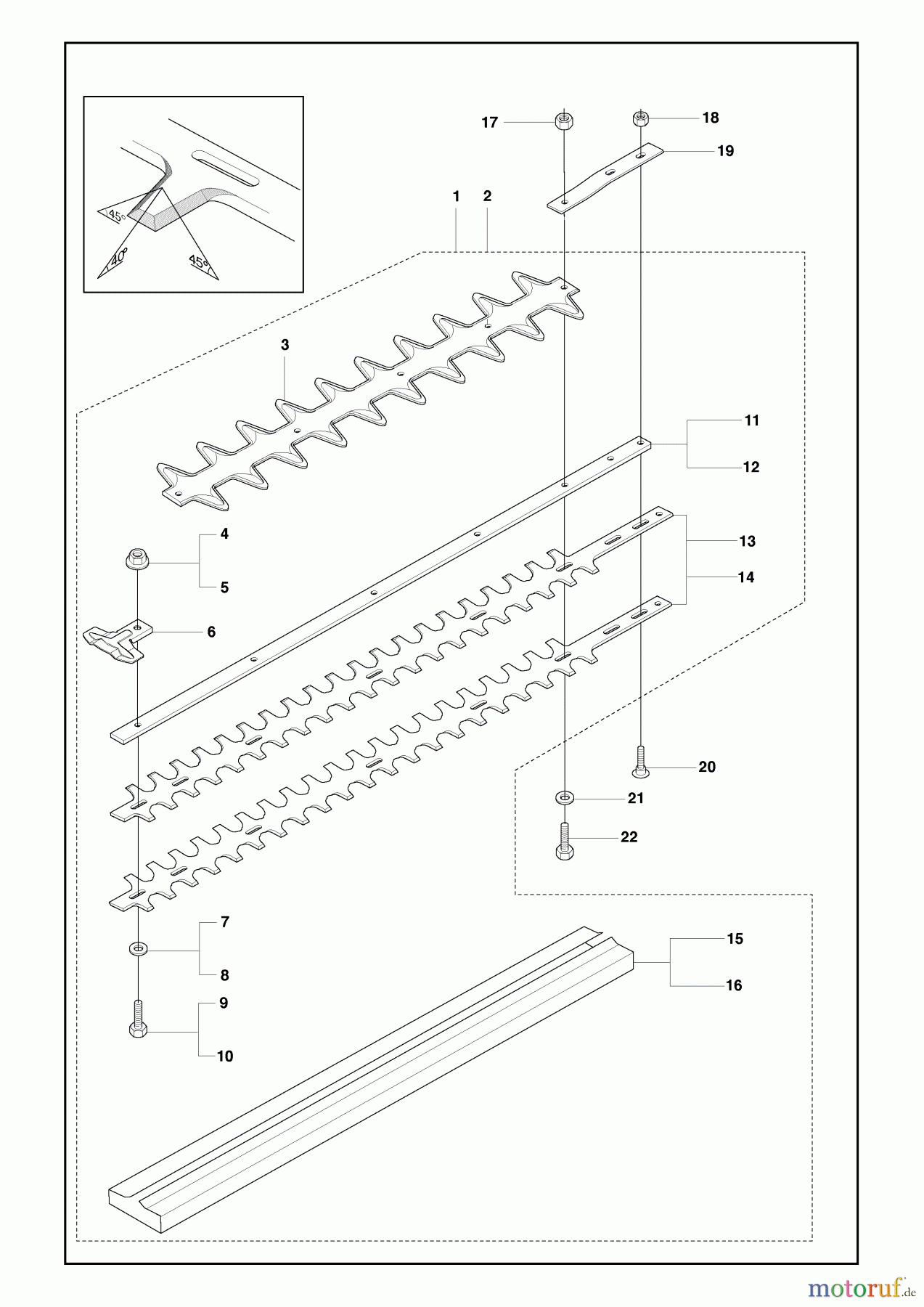 Husqvarna Heckenscheren 323 HD 60 - Husqvarna Hedge Trimmer (2009-02 & After) Gear Housing