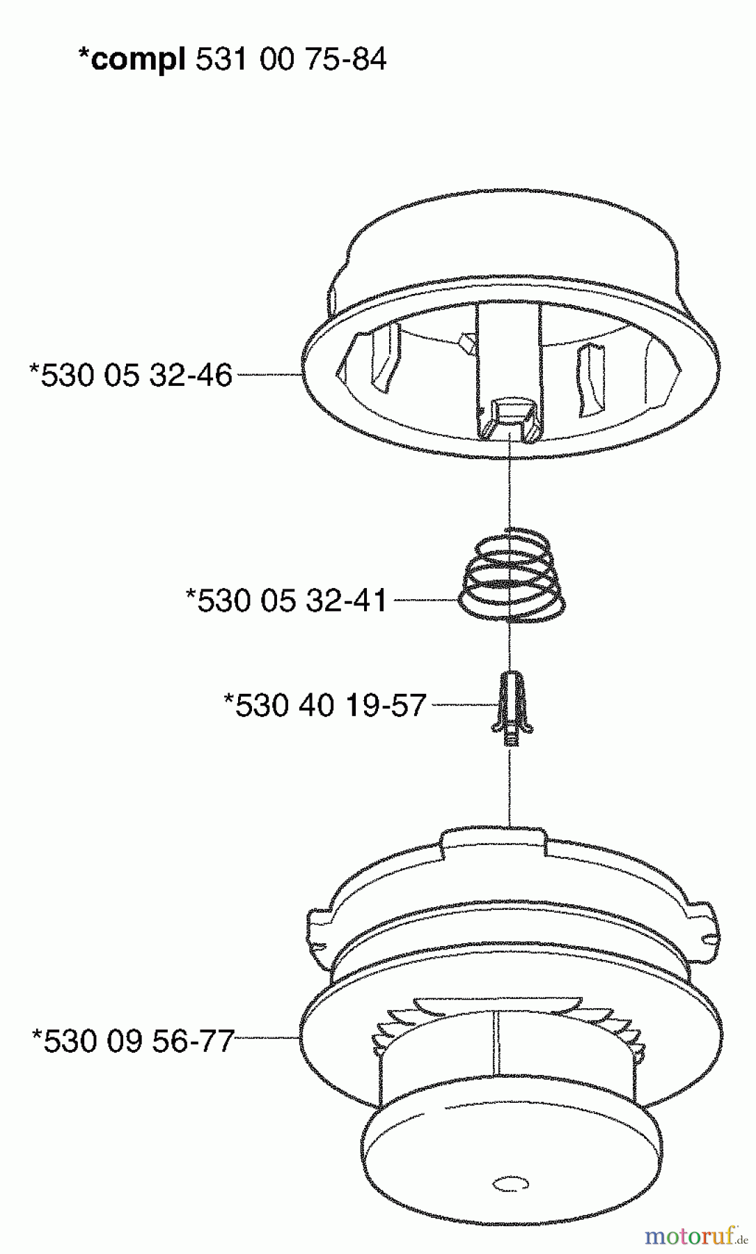 Husqvarna Zubehör Husqvarna Trimmer Heads (2003-05 & After) Trimmy Hit VII