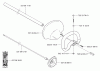 Husqvarna 325 HDA 55 - Hedge Trimmer (2001-05 & After) Ersatzteile Handle/Shaft