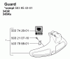 Husqvarna Trimmer Heads (2005-01 & After) Ersatzteile Guard A