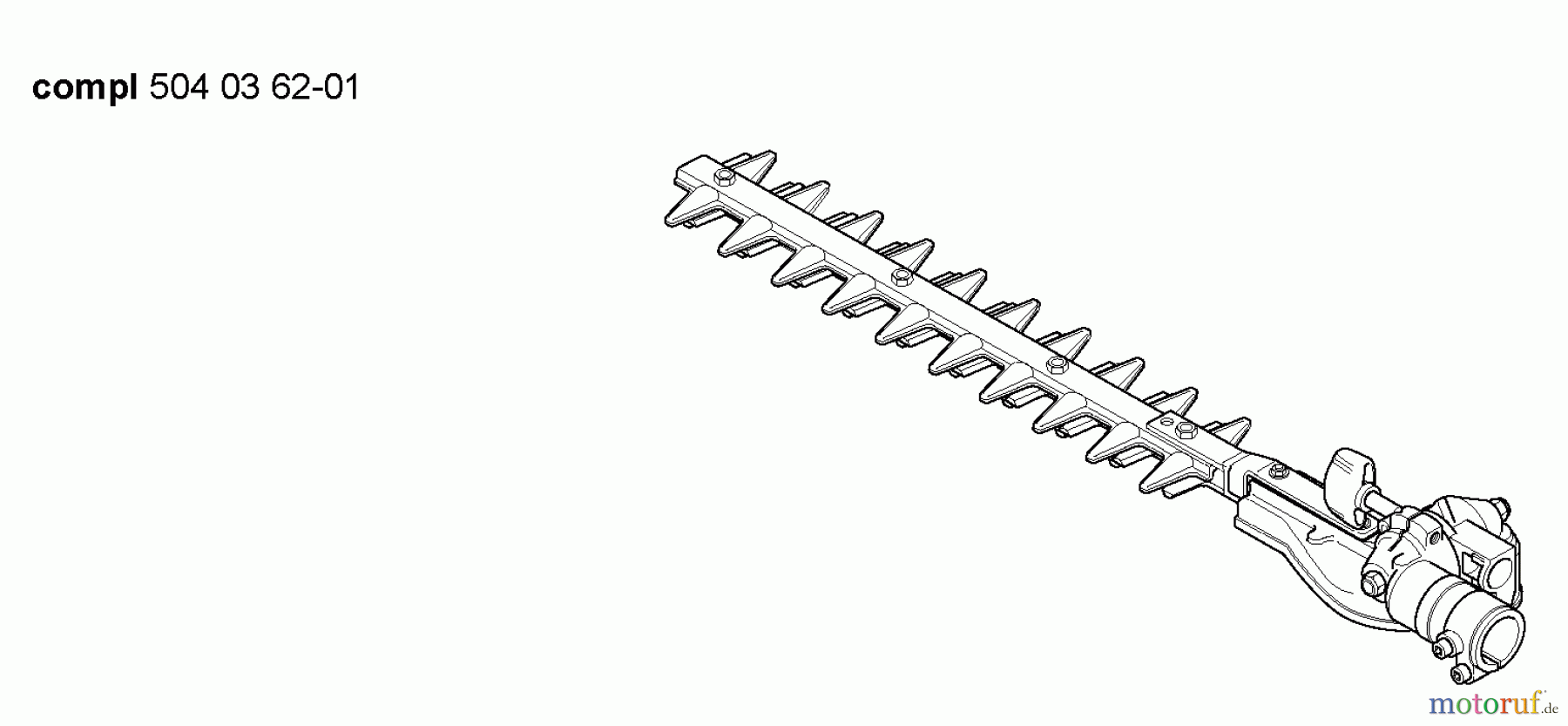 Husqvarna Heckenscheren 325 HDA 65X - Husqvarna Hedge Trimmer (2007-01 & After) Cutting Assy.