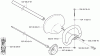 Husqvarna 325 HE 3X - Hedge Trimmer (2003-01 to 2005-01) Ersatzteile Handle / Shaft / Tube