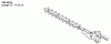 Husqvarna 325 HE 3X - Hedge Trimmer (2005-10 to 2006-12) Ersatzteile Cutting Assy