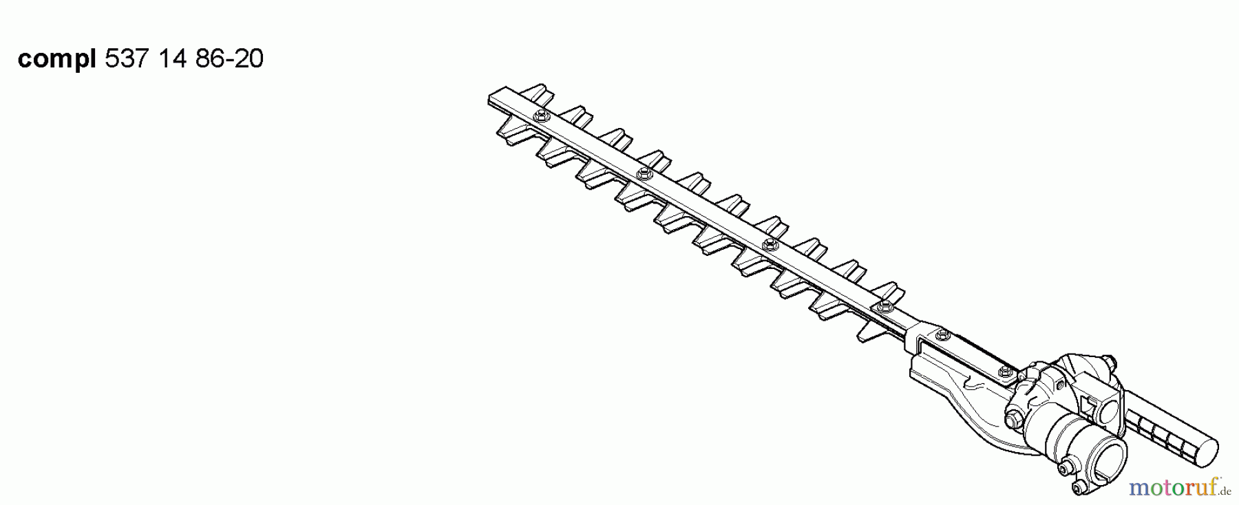 Husqvarna Heckenscheren 325 HE 3X - Husqvarna Hedge Trimmer (2007-01 & After) Cutting Assy.