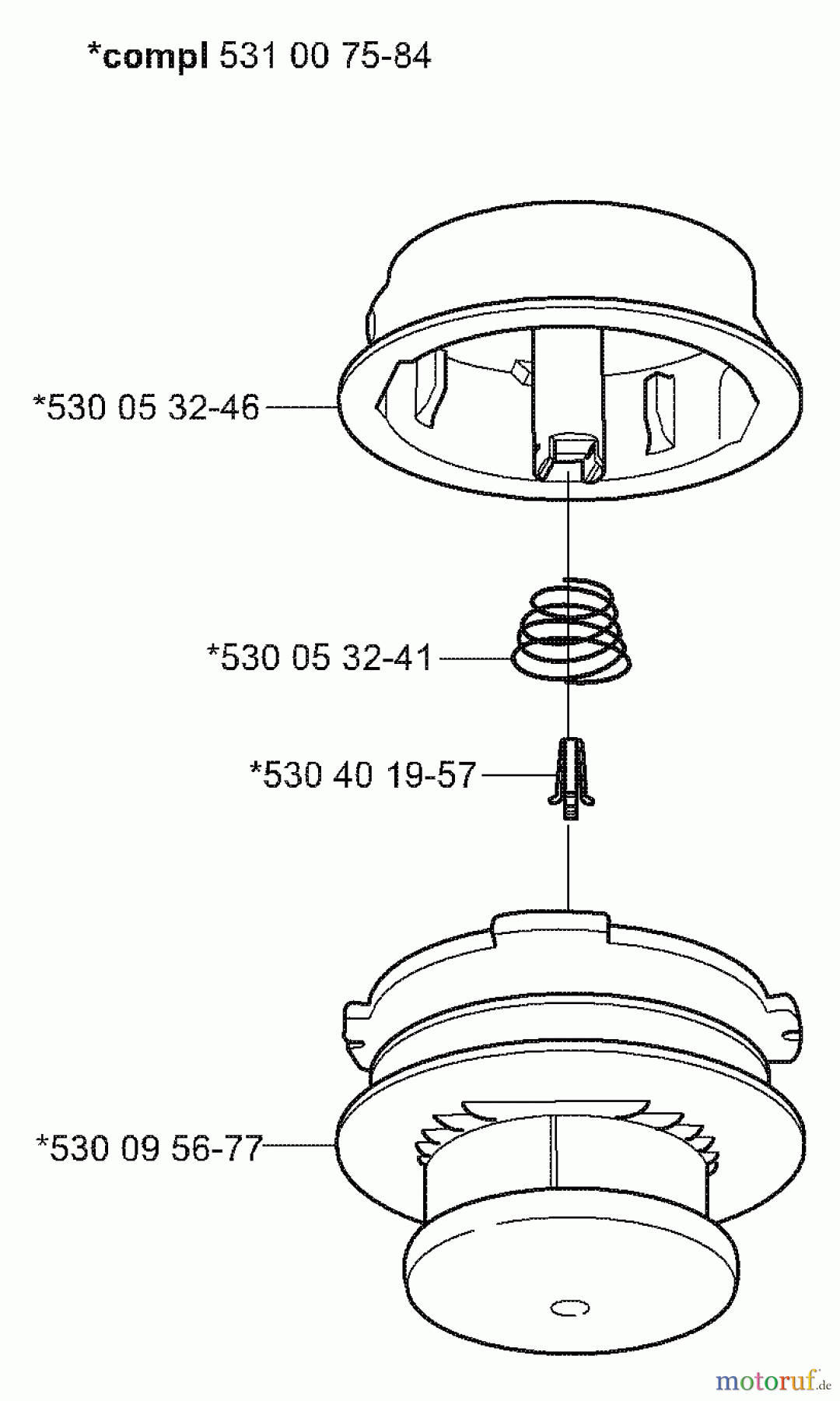 Husqvarna Zubehör Husqvarna Trimmer Heads (2005-01 & After) Trimmy Hit VII
