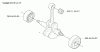 Husqvarna HA 850 - Hedge Trimmer Attachment (2007-01 & After) Ersatzteile Crankshaft