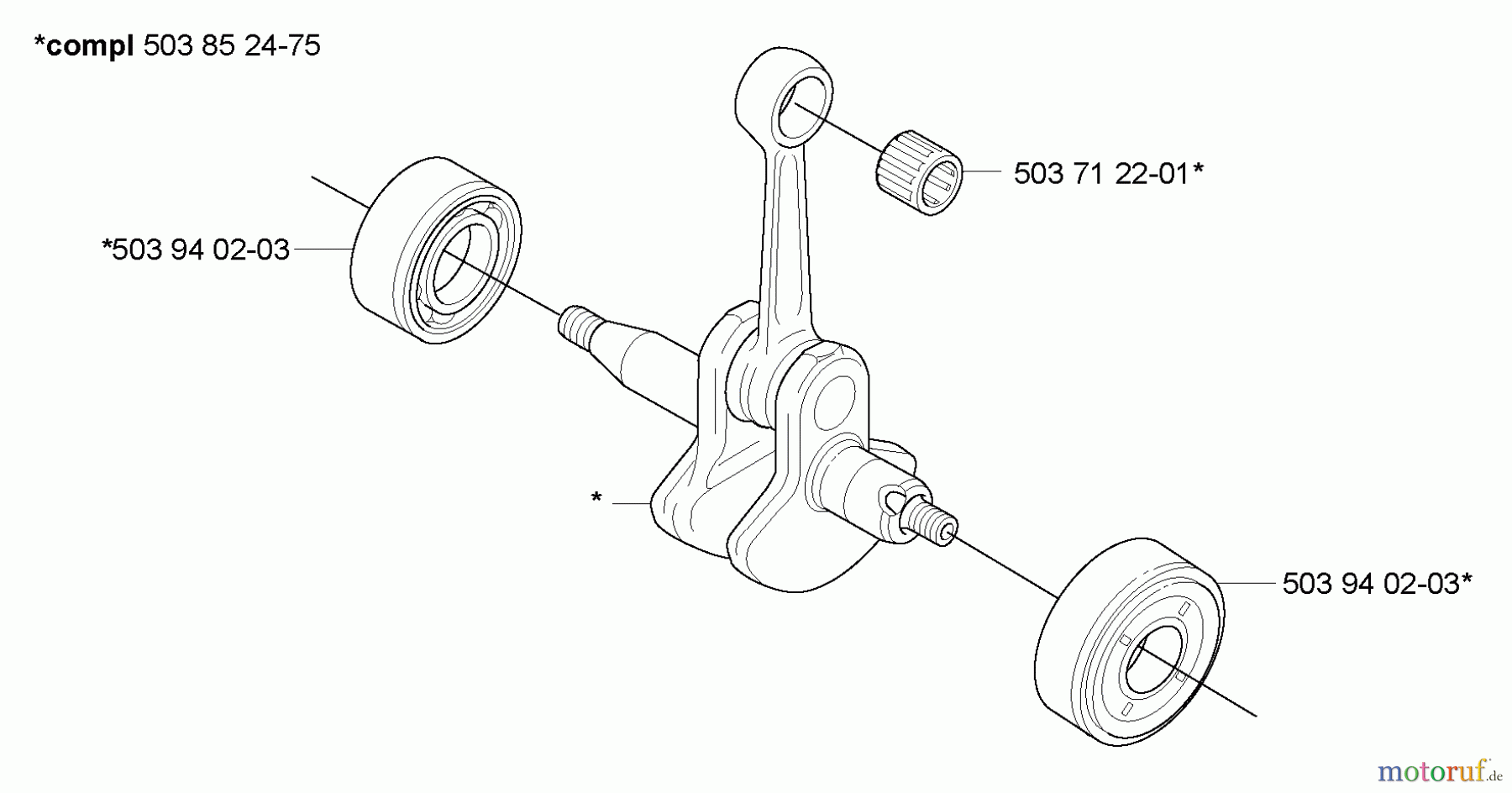 Husqvarna Zubehör HA 850 - Husqvarna Hedge Trimmer Attachment (2007-01 & After) Crankshaft