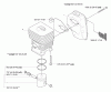 Husqvarna HA 850 - Hedge Trimmer Attachment (2007-01 & After) Ersatzteile Piston/ Cylinder