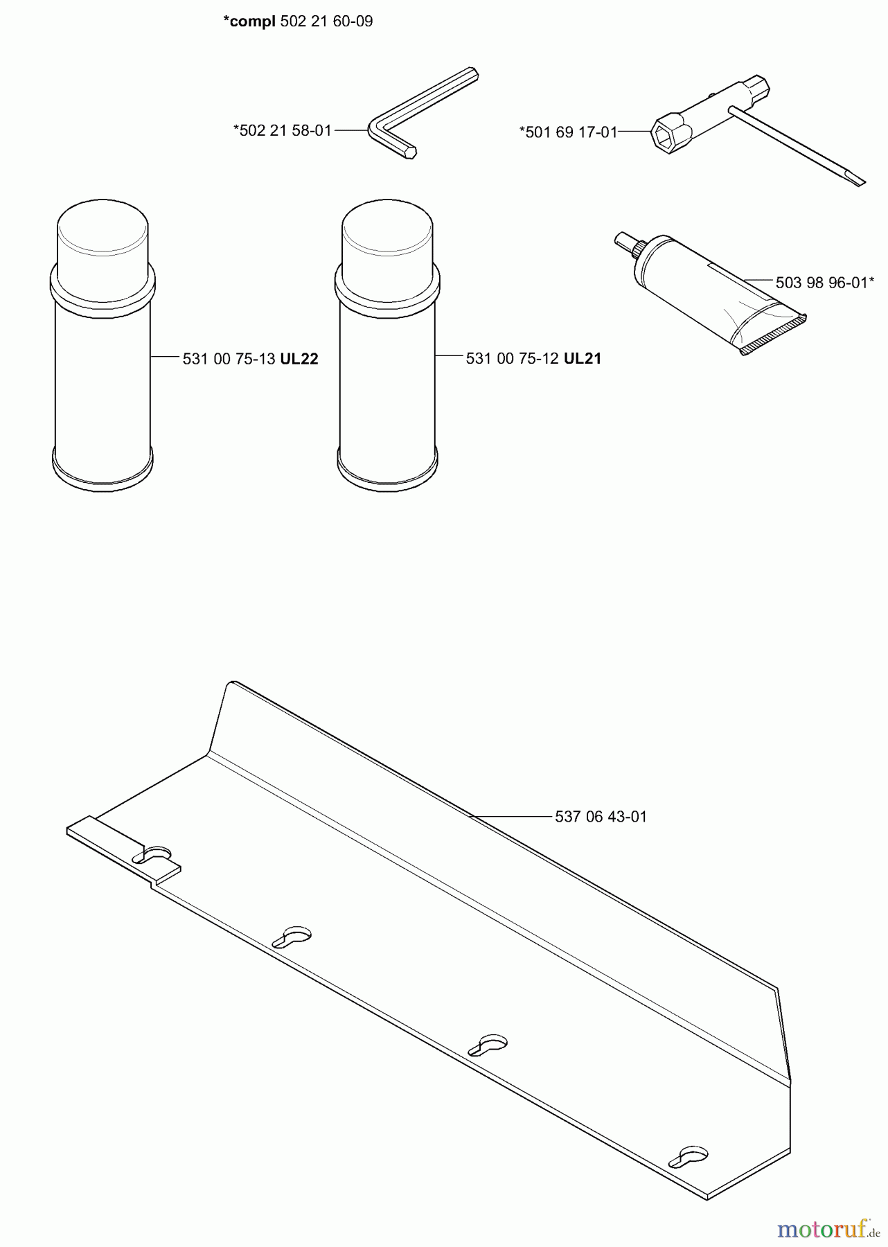 Husqvarna Heckenscheren 325 HS 99 - Husqvarna Hedge Trimmer (2000-10 & After) Accessories