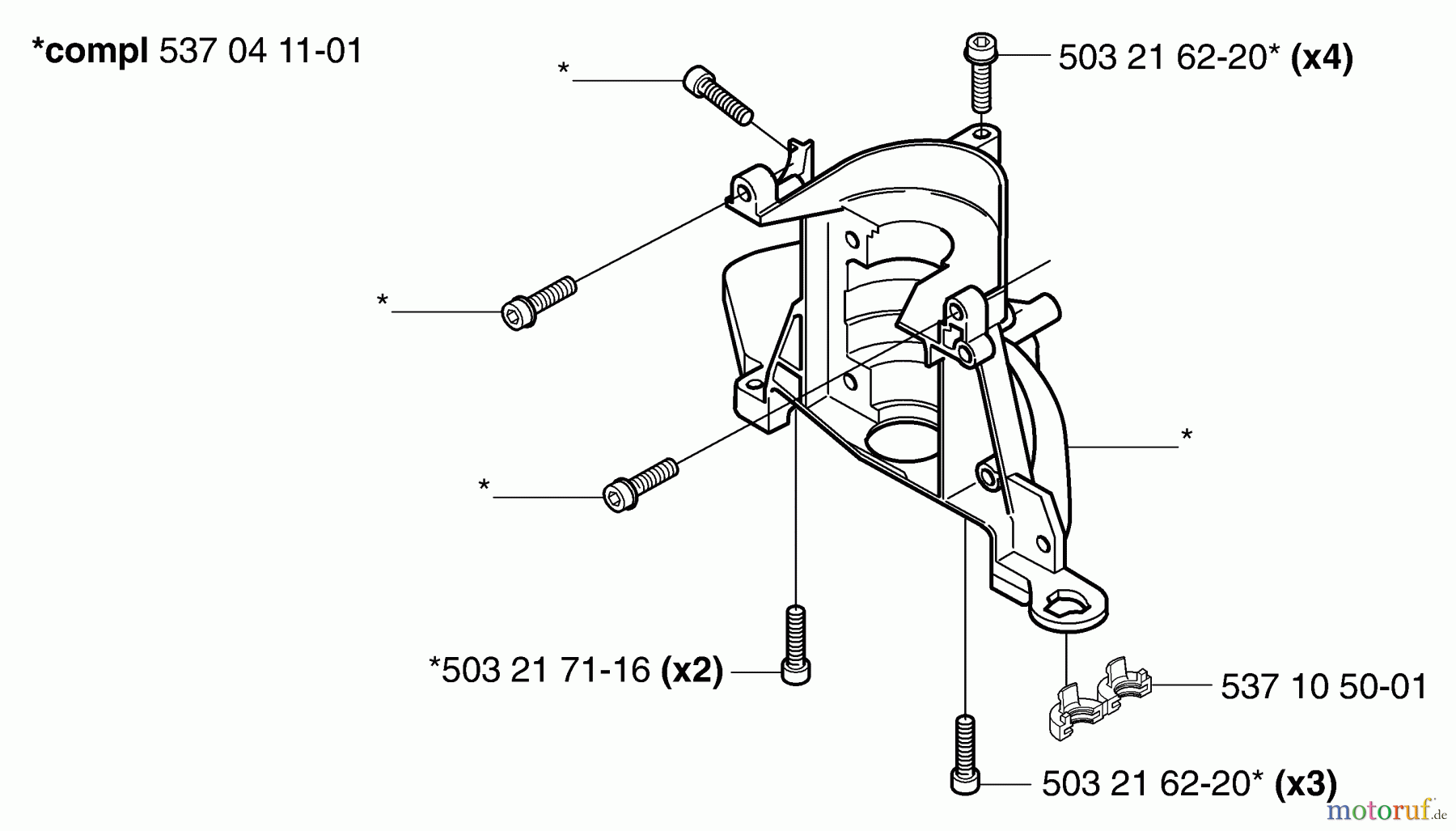 Husqvarna Heckenscheren 325 HS 99X - Husqvarna Hedge Trimmer (2003-01 to 2008-04) Crankcase