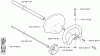 Husqvarna 326 HE 3X - Hedge Trimmer (2003-01 to 2003-12) Ersatzteile Handle / Shaft / Tube