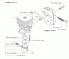 Husqvarna 326 HE 4 - Hedge Trimmer (E-tech 2 & After) Ersatzteile Piston / Cylinder / Muffler