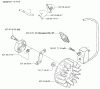 Husqvarna 326 HE 3X - Hedge Trimmer (2004-01 to 2005-09) Ersatzteile Ignition / Flywheel
