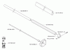 Husqvarna 326 HE 4X - Hedge Trimmer (2005-10 & After) Ersatzteile Handle / Shaft / Tube