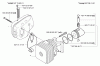 Husqvarna 326 HS 75X - Hedge Trimmer (2002-01 to 2002-12) Ersatzteile Piston/Cylinder & Muffler