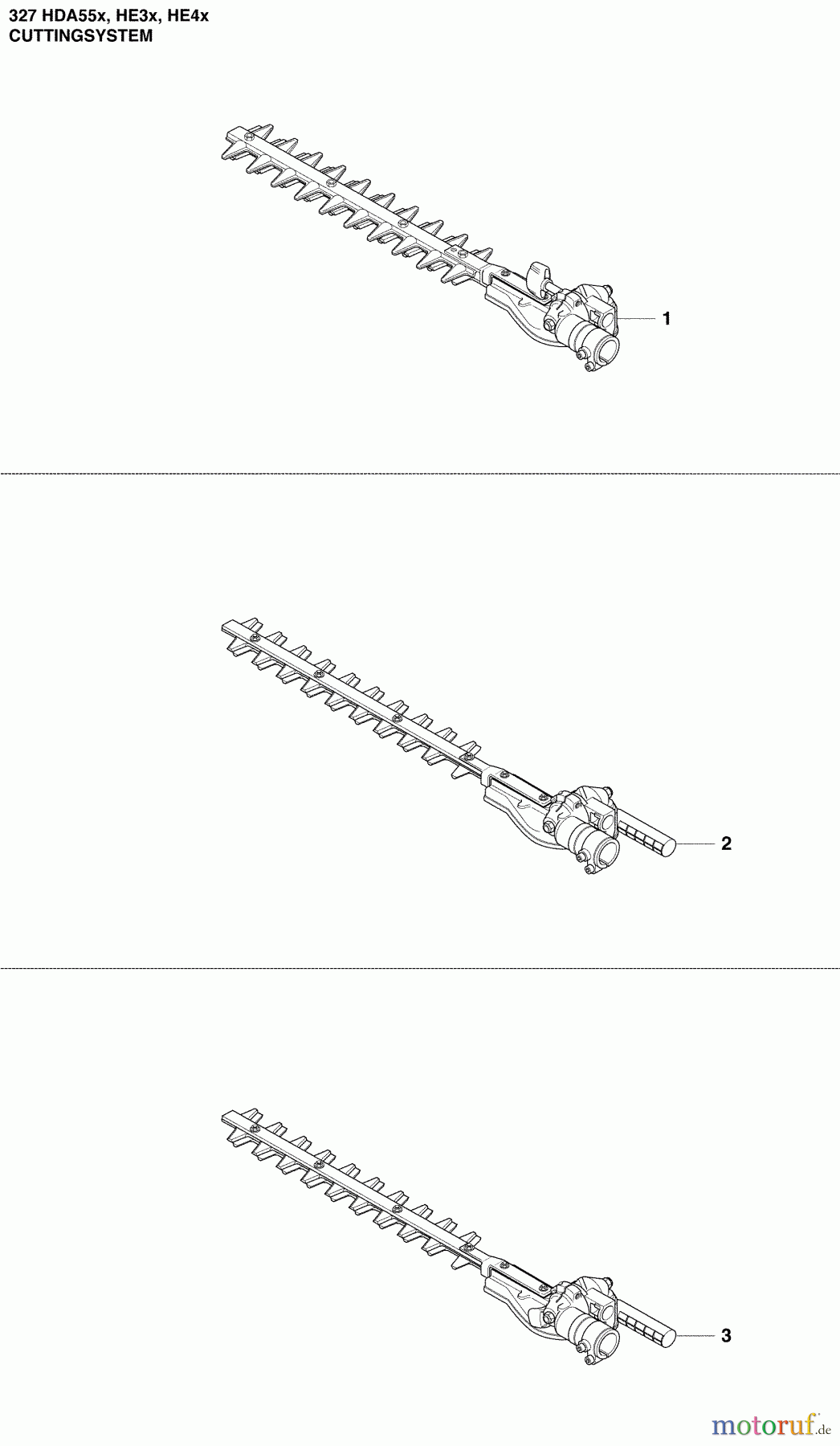 Husqvarna Heckenscheren 327 HE 4X - Husqvarna Hedge Trimmer (2009-04 & After) Gear #2