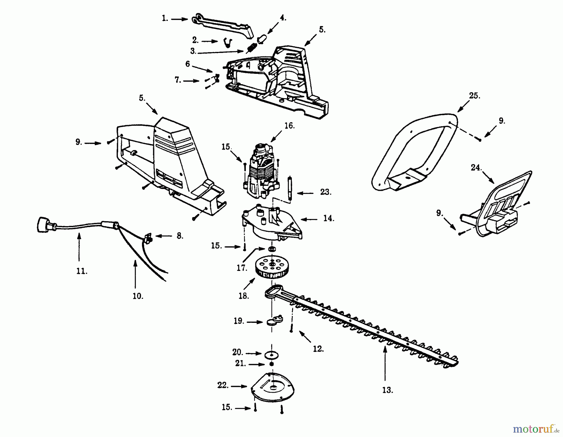  Husqvarna Heckenscheren 340 H - Husqvarna Hedge Trimmer (1995-01 & After) Hedge Trimmer