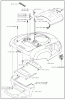 Husqvarna 210 C - Auto Mower (2008-05 to 2009-01) Ersatzteile Body Assy.