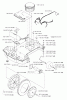 Husqvarna 220 AC - Auto Mower (2007-02 to 2007-04) Ersatzteile Lower Chassis/Wheels