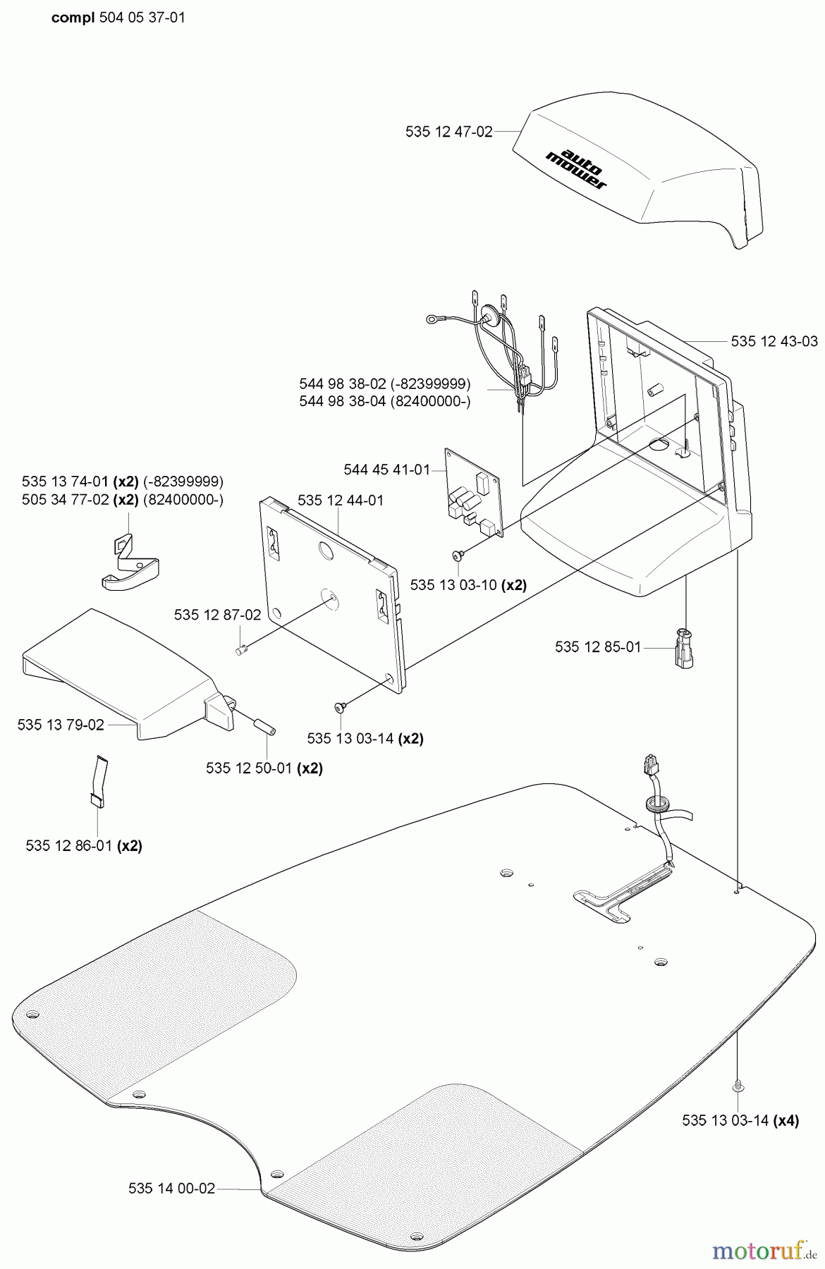 Husqvarna Automower, Mähroboter 230 ACX - Husqvarna Auto Mower (2008-02 to 2009-01) Charging Station