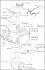 Husqvarna 230 ACX - Auto Mower (2009-02 & After) Ersatzteile Battery / Lower Chassis / Wheels