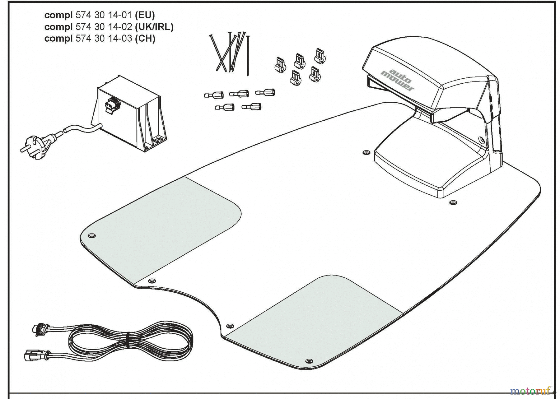 Husqvarna Automower, Mähroboter 260 ACX - Husqvarna Auto Mower (2009-08 & After) Installation Accessories #1